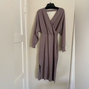 Wool Brown Dress